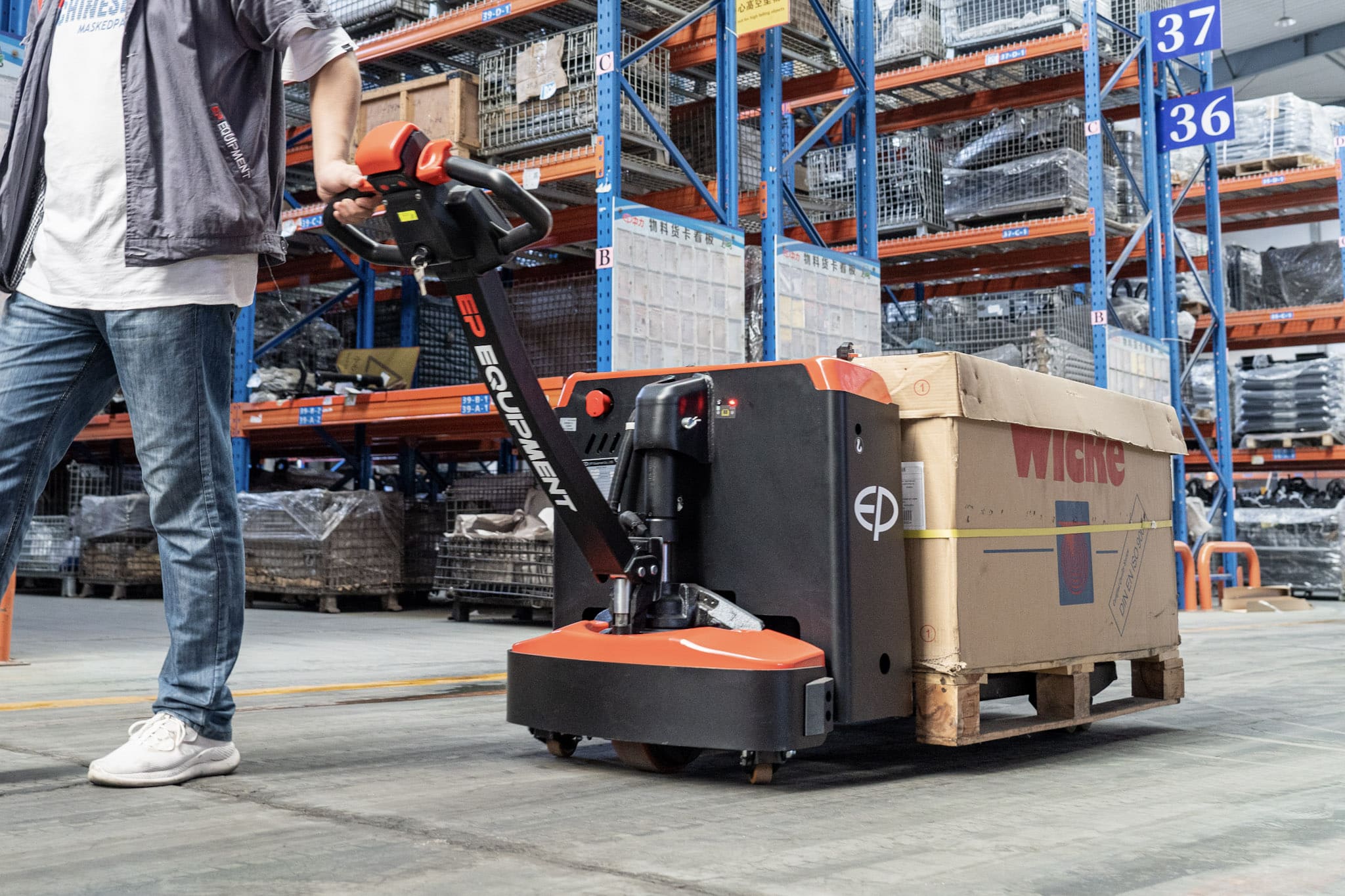 Warehouse equipment pallet trucks stackers Ireland