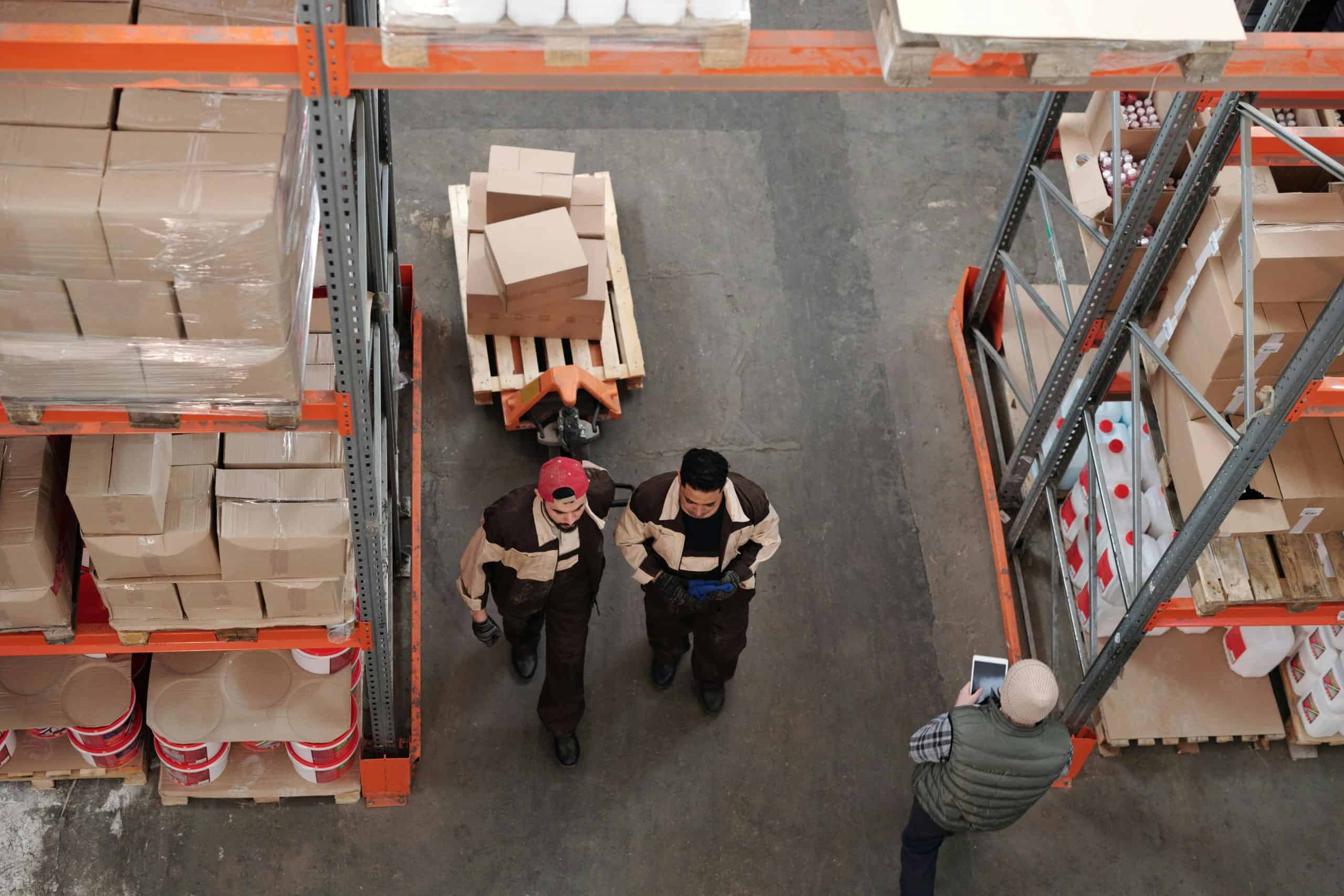 Order picker forklift retail warehouse Ireland